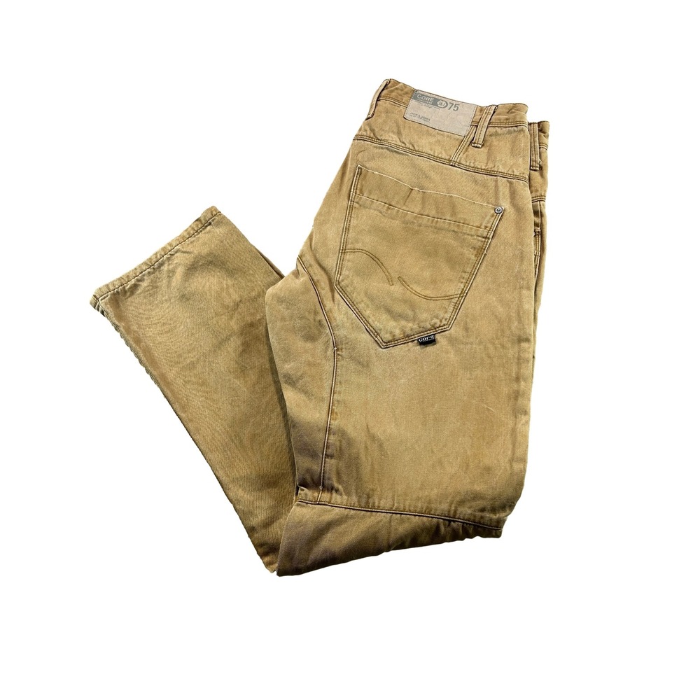 Jack & Jones Stan Osaka Pants Mens 34/32 Tan Anti Fit Core Double Knee Workwear